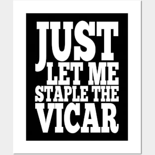 Misheard Lyrics - Staple the Vicar Posters and Art